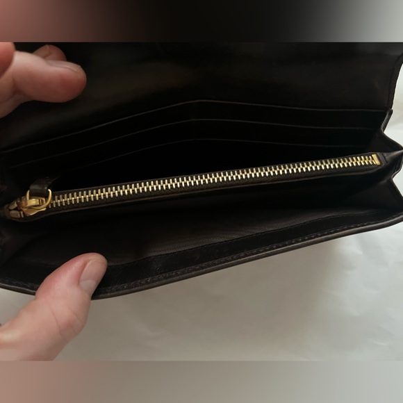 PRADA Leopard Print Pony Hair Wallet - Picture 3 of 7